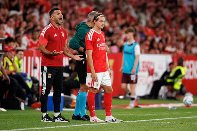 Jakub Kaminski seen during UEFA Europa League qualifying game between teams of SL Benfica and Heart of Midlothian FC (Maciej Rogowski Ball Raw Images PT) Lisbon Estadio Da Luz Portugal Copyright: xMaciejxRogowskix maciejrogowski_slbenfica_hearts_2627_5-279