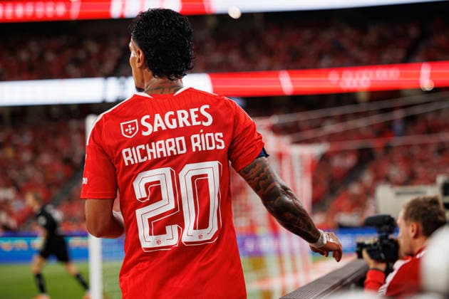Richard Rios seen during UEFA Europa League qualifying game between teams of SL Benfica and Heart of Midlothian FC (Maciej Rogowski Ball Raw Images PT) Lisbon Estadio Da Luz Portugal Copyright: xMaciejxRogowskix maciejrogowski_slbenfica_hearts_2627_5-284