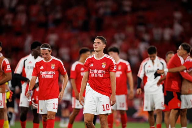 Georgiy Sudakov seen during UEFA Europa League qualifying game between teams of SL Benfica and Heart of Midlothian FC (Maciej Rogowski Ball Raw Images PT) Lisbon Estadio Da Luz Portugal Copyright: xMaciejxRogowskix maciejrogowski_slbenfica_hearts_2627_5-348