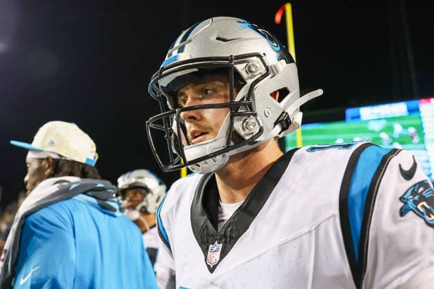 August 6, 2026, Canton, Ohio, USA: Carolina Panthers celebrate their win at the 2026 Pro Football Hall of Fame Game between the Carolina Panthers and Arizona Cardinals at Tom Benson Hall of Fame Stadium on August 6, 2026 in Canton, Ohio. Canton USA - ZUMAs335 20260806_znp_s335_044 Copyright: xMatthewxSmithx