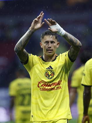 Leagues Cup - America vs San Diego FC Brian Rodriguez of America celebrates a goal during a Leagues Cup soccer match between America and San Diego FC at the Banorte Stadium in Mexico City, Mexico, 06 August 2026. Mexico City Mexico  Copyright: xSáshenkaxGutiérrezx