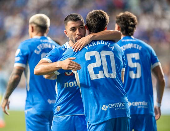 August 6, 2026, Chester, Pennsylvania, United States: Cruz AzulÃ¢â‚¬â ¢s JOSE PARADELA (20) celebrates with his team after scoring a goal against the Philadelphia Union during the Leagues Cup match at Subaru Park in Chester PA Chester United States - ZUMArf1_ 20260806_zaf_rf1_001 Copyright: xRickyxFitchettx