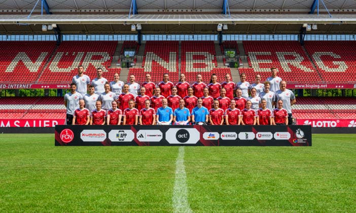 Football, Women, 1st Bundesliga, 1. FC Nürnberg, Headshots 2026 2027