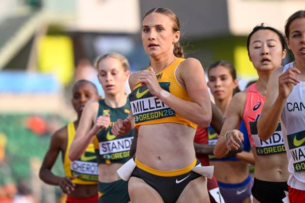World Athletics U20 Championships Oregon 2026 EUGENE, UNITED STATES OF AMERICA - AUGUST 7, 2026 : Lera Miller (GER) competes during the World Athletics U20 Championships Oregon 2026 at Hayward Field on August 7, 2026 in Eugene, United States Of America. *** World Athletics U20 Championships Oregon 2026 EUGENE, UNITED STATES OF AMERICA AUGUST 7, 2026 Lera Miller (GER) competes during the World Athletics U20 Championships Oregon 2026 at Hayward Field on August 7, 2026, in Eugene, United States of America Copyright: xBEAUTIFULxSPORTS DecaxText&Bildx