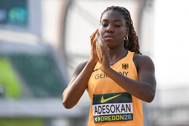 World Athletics U20 Championships Oregon 2026 EUGENE, UNITED STATES OF AMERICA - AUGUST 7, 2026 : Favour Adesokan (GER) competes in the discus throw during the World Athletics U20 Championships Oregon 2026 at Hayward Field on August 7, 2026 in Eugene, United States Of America. *** World Athletics U20 Championships, Oregon 2026 EUGENE, UNITED STATES OF AMERICA AUGUST 7, 2026 Favour Adesokan (GER) competes in the discus throw during the World Athletics U20 Championships Oregon 2026 at Hayward Field on August 7, 2026, in Eugene, United States of America Copyright: xBEAUTIFULxSPORTS DecaxText&Bildx