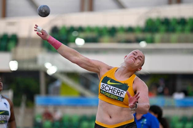 World Athletics U20 Championships Oregon 2026 EUGENE, UNITED STATES OF AMERICA - AUGUST 7, 2026 : Emily Scherf (GER) competing during the World Athletics U20 Championships Oregon 2026 at Hayward Field on August 7, 2026 in Eugene, United States Of America. *** World Athletics U20 Championships Oregon 2026 EUGENE, UNITED STATES OF AMERICA AUGUST 7, 2026 Emily Scherf (GER) competing during the World Athletics U20 Championships Oregon 2026 at Hayward Field on August 7, 2026, in Eugene, United States of America Copyright: xBEAUTIFULxSPORTS DecaxText&Bildx