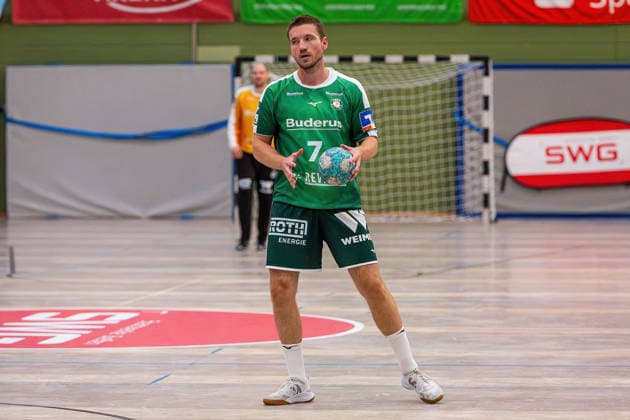 06.08.2026, xovx, Handball Lindencup, HSG Wetzlar - Pfadi Winterthur Dominik Mappes (HSG Wetzlar), Freisteller Linden Stadthalle Hessen Deutschland (DE) *** August 6, 2026, xovx, Lindencup Handball Tournament, HSG Wetzlar vs. Pfadi Winterthur, Dominik Mappes (HSG Wetzlar), cutout image, Linden Stadthalle, Hesse, Germany, DE