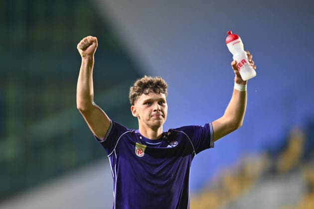 Beitar Jerusalem v Austria Wien - UEFA Conference League Players of Austria Wien react during the UEFA Conference League game between Beitar Jerusalem and Austria Wien at the Ilie Oana stadium in Ploiesti, Romania, on August 6, 2026. Ploiesti Romania  Copyright: xAlexxNicodimx originalFilename:nicodim-uefaconf260806_np2Yb.jpg