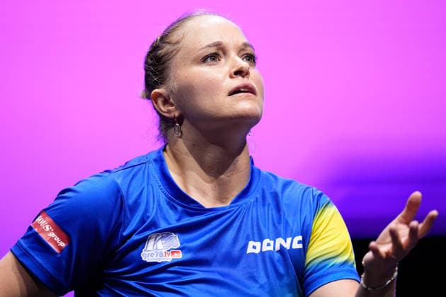 Margaryta Pesotska (UKR), AUGUST 7, 2026 - Table tennis, Tischtennis : WTT Champions Yokohama 2026 Womens singles round of 16 at Yokohama BUNTAI, Kanagawa, Japan. Noxthirdxpartyxsales  aflo_340276624 KenxAsakurax