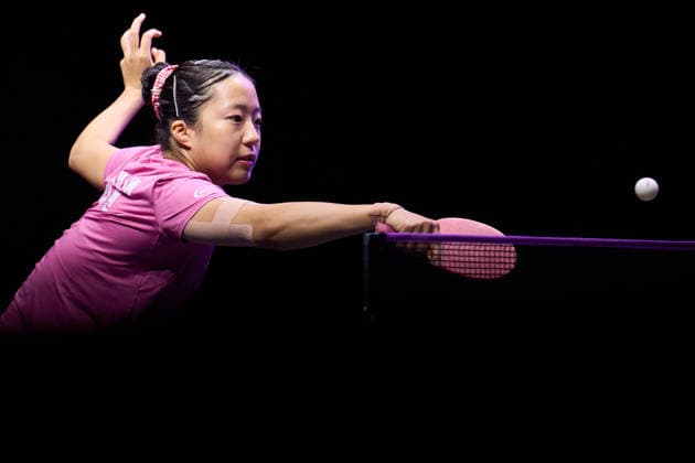 Shin Yubin (KOR), AUGUST 7, 2026 - Table tennis, Tischtennis : WTT Champions Yokohama 2026 Womens singles round of 16 at Yokohama BUNTAI, Kanagawa, Japan. Noxthirdxpartyxsales  aflo_340276688 KenxAsakurax
