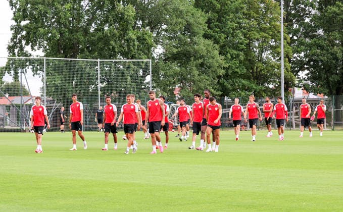 Football, Bundesliga 1, VfB Stuttgart, training camp in Grassau