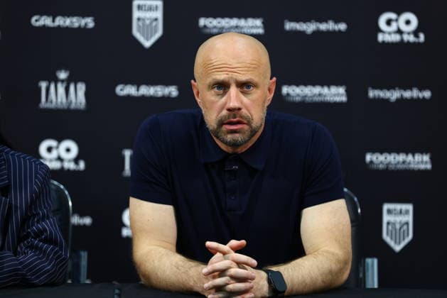 FC Noah v FC Sion - UEFA Conference League 2026 27 Third Qualifying Round 1st Leg Head coach Sandro Perkovic attends a press conference, PK, Pressekonferenz for the UEFA Conference League 2026 27 Third Qualifying Round 1st Leg match at Abovyan City Stadium in Abovyan, Armenia, on August 6, 2026. Abovyan Armenia  Copyright: xGurgenxHakobyanx originalFilename:hakobyan-uefaconf260806_npzed.jpg