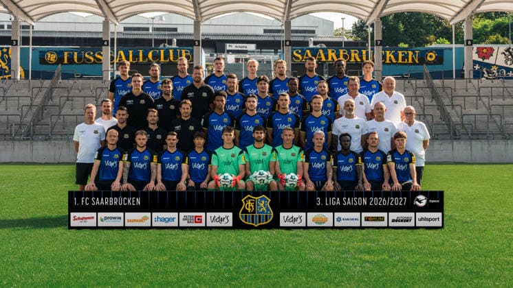 Football, 3rd Division, 1. FC Saarbrücken, Headshots 2026 2027