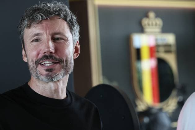 Belgium s head coach Mark van Bommel arrives for a press conference, PK, Pressekonferenz of Belgian national soccer team Red Devils to present their new head coach , on Friday 7 August 2026, at the RBFA headquarters in Tubize. BRUNOxFAHY  x182892177x