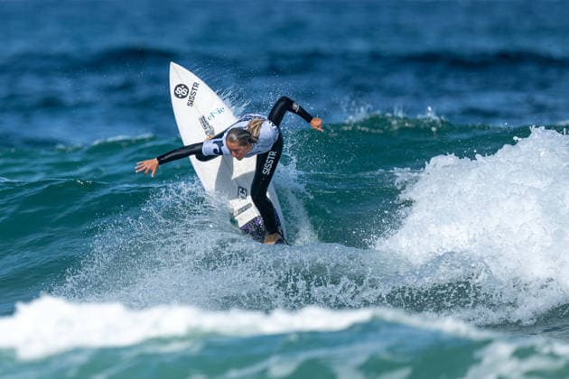 Surfing, Boardmasters 2026, World Surf League Clemence Schorsch (France) during the Boardmasters 2026 surfing championships at Fistral Beach, Newquay, UK on 6 August 2026. Newquay Fistral Beach Hampshire UK Editorial use only , Copyright: xStevexBaileyx PSI-24643-0124