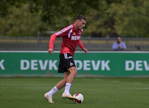 07.08.2026, xophax, Fussball 1.Bundesliga, 1.FC Koeln Training auf Platz 1 am Geissbockheim . Training der Profis vor dem Abendspiel gegen Real San Sebastian. Said El Mala ( 1.FC Köln ) . Kitzbühel *** August 7, 2026, xophax, Soccer, Bundesliga 1, 1. FC Köln Training on Field 1 at Geissbockheim: The pros train ahead of the evening match against Real San Sebastian. Said El Mala, 1. FC Köln, Kitzbühel