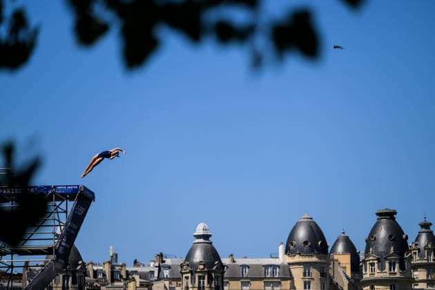 260807 Elisa Cosetti of Italy competes in women™s high diving 20m platform round 2 during day eight of the 2026 European Aquatics Championships on August 7, 2026 in Paris. Photo: Joel Marklund BILDBYRAN kod JM JM0834 bbeng simhopp diving high diving höga hopp 2026 european aquatics championships em dam *** August 7, 2026: Elisa Cosetti of Italy competes in the women’s 20-meter platform high diving round 2 during day eight of the 2026 European Aquatics Championships on August 7, 2026 in Paris. Photo by Joel Marklund. BILDBYRAN code JM JM0834 bbeng diving high diving 2026 European Aquatics Championships women’s  Copyright: JOELxMARKLUND BB260807JM018