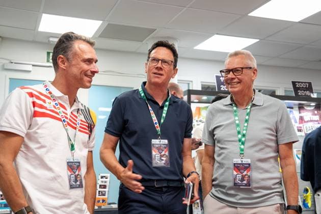 the preview of the exhibition from Ivo to Mondo on the history of the Memorial and life of Ivo Van Damme, on Friday 7 August 2026, in Brussels. The 50th edition of the Allianz Memorial Van Damme athletics meeting takes place on 4 and 5 September 2026. MARIUS BURGELMAN MariusxBurgelman  x182895814x