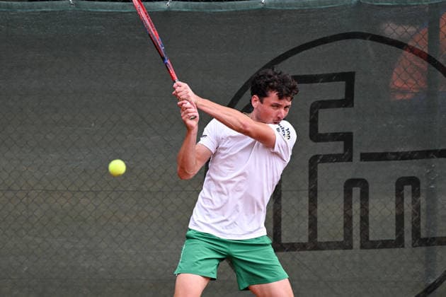 Max Rehberg GER 07.08.2026 ¢ Tennis ¢ 1. Bundesliga Herren, TC Bredeney vs TK GW Mannheim, Tennis Club Bredeney, Essen, NRW Germany *** Max Rehberg GER 07 08 2026 ¢ Tennis ¢ Men s Bundesliga 1, TC Bredeney vs. TK GW Mannheim, Tennis Club Bredeney, Essen, North Rhine-Westphalia, Germany Copyright: xpepphotox xHorstxMauelshagenx pep00321, pep_20260807_hm_393860
