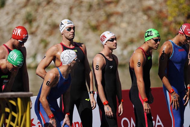 Men s 3km Knockout Sprint, Gregorio Paltrinieri from Italy at the European Aquatics Championships Paris 2026, Paris, August 07, 2026 .  Copyright: xGianxMattiaxD Alberto LaPressex
