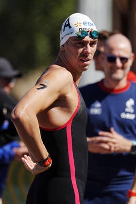 Men s 3km Knockout Sprint, Gregorio Paltrinieri from Italy at the European Aquatics Championships Paris 2026, Paris, August 07, 2026 .  Copyright: xGianxMattiaxD Alberto LaPressex