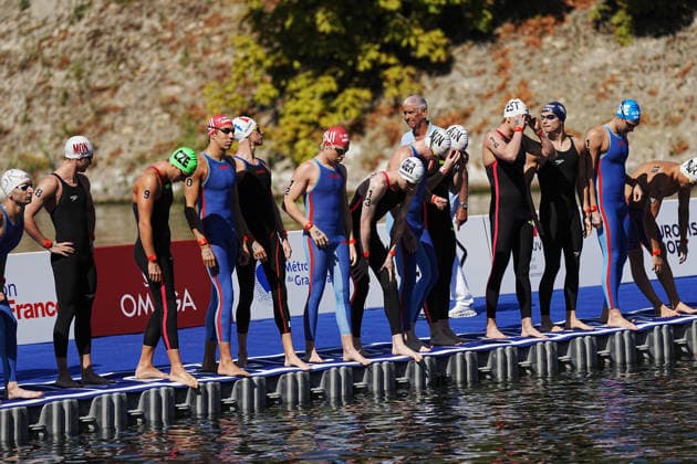 Men s 3km Knockout Sprint at the European Aquatics Championships Paris 2026, Paris, August 07, 2026 .  Copyright: xGianxMattiaxD Alberto LaPressex