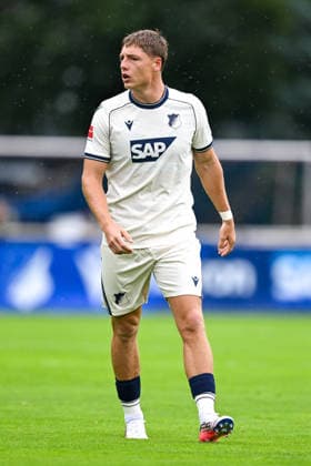 SOCCER - Hoffenheim vs Gladbach, test match SCHWAZ,AUSTRIA,07.AUG.26 - SOCCER - 1. DFL, 1. Deutsche Bundesliga, TSG Hoffenheim vs Borussia Mönchengladbach, test match. Image shows Alexander Prass (Hoffenheim).  GEPAxpictures xDanielxSchoenherr