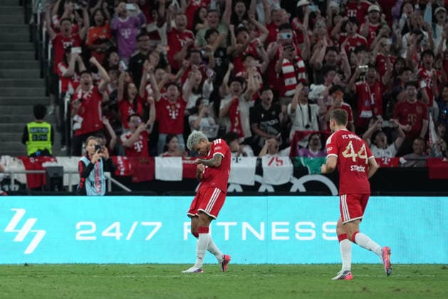 Audi Football Summit 2026: FC Bayern Munich VS Aston Villa Luis Diaz of FC Bayern Munich during a match of FC Bayern Munich VS Aston Villa at Kai Tan Stadium during the Audi Football Summit 2026 on August 7, 2026 in Hong Kong. (Photo by Ellan Mad Nexpher Images) Hong Kong