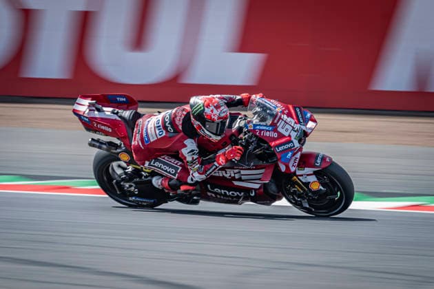 RECORD DATE NOT STATED 7th August 2026; Silverstone Circuit, Northamptonshire, England; 2026 MotoGP Grand Prix of Great Britain, Free Practice Day; Pecco Bagnaia of the Ducati Lenovo Team during free practice 1 GodfreyxPitt