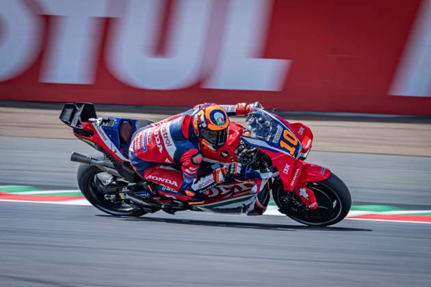 RECORD DATE NOT STATED 7th August 2026; Silverstone Circuit, Northamptonshire, England; 2026 MotoGP Grand Prix of Great Britain, Free Practice Day; Luca Marini of the Honda HRC Castrol Team during free practice 1 GodfreyxPitt