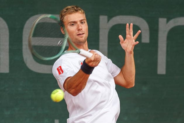 Niklas Laux (TC Grün Weiss Nikolassee), 2. Bundesliga Herren: LTTC Rot Weiß Berlin vs. TC Grün Weiss Nikolassee. Berlin, 7.08.2026 im Steffi -Graf-Stadion beim LTTC Rot Weiß Berlin. 2. Bundesliga Herren: LTTC Rot Weiß Berlin vs. TC Grün Weiss Nikolassee *** Niklas Laux, TC Grün Weiss Nikolassee, 2nd Bundesliga Men s Division: LTTC Rot Weiß Berlin vs. TC Grün Weiss Nikolassee Berlin, August 7, 2026, at Steffi Graf Stadium, hosted by LTTC Rot Weiß Berlin, 2nd Bundesliga Men s Division: LTTC Rot Weiß Berlin vs. TC Grün Weiss Nikolassee