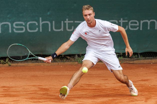 Oleksii Krutykh (LTTC Rot Weiß Berlin), 2. Bundesliga Herren: LTTC Rot Weiß Berlin vs. TC Grün Weiss Nikolassee. Berlin, 7.08.2026 im Steffi -Graf-Stadion beim LTTC Rot Weiß Berlin. 2. Bundesliga Herren: LTTC Rot Weiß Berlin vs. TC Grün Weiss Nikolassee *** Oleksii Krutykh, LTTC Rot Weiß Berlin, 2nd Bundesliga Men s Division: LTTC Rot Weiß Berlin vs. TC Grün Weiss Nikolassee Berlin, August 7, 2026, at Steffi Graf Stadium, hosted by LTTC Rot Weiß Berlin, 2nd Bundesliga Men s Division: LTTC Rot Weiß Berlin vs. TC Grün Weiss Nikolassee