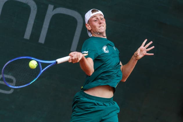 Niklas Laux (TC Grün Weiss Nikolassee), 2. Bundesliga Herren: LTTC Rot Weiß Berlin vs. TC Grün Weiss Nikolassee. Berlin, 7.08.2026 im Steffi -Graf-Stadion beim LTTC Rot Weiß Berlin. 2. Bundesliga Herren: LTTC Rot Weiß Berlin vs. TC Grün Weiss Nikolassee *** Niklas Laux, TC Grün Weiss Nikolassee, 2nd Bundesliga Men s Division: LTTC Rot Weiß Berlin vs. TC Grün Weiss Nikolassee Berlin, August 7, 2026, at Steffi Graf Stadium, hosted by LTTC Rot Weiß Berlin, 2nd Bundesliga Men s Division: LTTC Rot Weiß Berlin vs. TC Grün Weiss Nikolassee