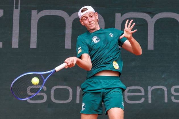 Niklas Laux (TC Grün Weiss Nikolassee), 2. Bundesliga Herren: LTTC Rot Weiß Berlin vs. TC Grün Weiss Nikolassee. Berlin, 7.08.2026 im Steffi -Graf-Stadion beim LTTC Rot Weiß Berlin. 2. Bundesliga Herren: LTTC Rot Weiß Berlin vs. TC Grün Weiss Nikolassee *** Niklas Laux, TC Grün Weiss Nikolassee, 2nd Bundesliga Men s Division: LTTC Rot Weiß Berlin vs. TC Grün Weiss Nikolassee Berlin, August 7, 2026, at Steffi Graf Stadium, hosted by LTTC Rot Weiß Berlin, 2nd Bundesliga Men s Division: LTTC Rot Weiß Berlin vs. TC Grün Weiss Nikolassee