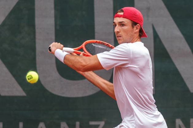 Nino Ehrenschneider ( LTTC Rot Weiß Berlin), 2. Bundesliga Herren: LTTC Rot Weiß Berlin vs. TC Grün Weiss Nikolassee. Berlin, 7.08.2026 im Steffi -Graf-Stadion beim LTTC Rot Weiß Berlin. 2. Bundesliga Herren: LTTC Rot Weiß Berlin vs. TC Grün Weiss Nikolassee *** Nino Ehrenschneider, LTTC Rot Weiß Berlin, 2nd Bundesliga Men s Division: LTTC Rot Weiß Berlin vs. TC Grün Weiss Nikolassee Berlin, August 7, 2026, at Steffi Graf Stadium, hosted by LTTC Rot Weiß Berlin, 2nd Bundesliga Men s Division: LTTC Rot Weiß Berlin vs. TC Grün Weiss Nikolassee