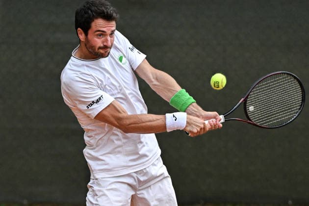 Pedro Martinez Portero ESP 07.08.2026 ¢ Tennis ¢ 1. Bundesliga Herren, TC Bredeney vs TK GW Mannheim, Tennis Club Bredeney, Essen, NRW Germany *** Pedro Martinez, Goalkeeper, ESP, August 7, 2026, ¢ Tennis ¢ Men s Bundesliga 1, TC Bredeney vs. TK GW Mannheim, Tennis Club Bredeney, Essen, North Rhine-Westphalia, Germany Copyright: xpepphotox xHorstxMauelshagenx pep00321, pep_20260807_hm_394307