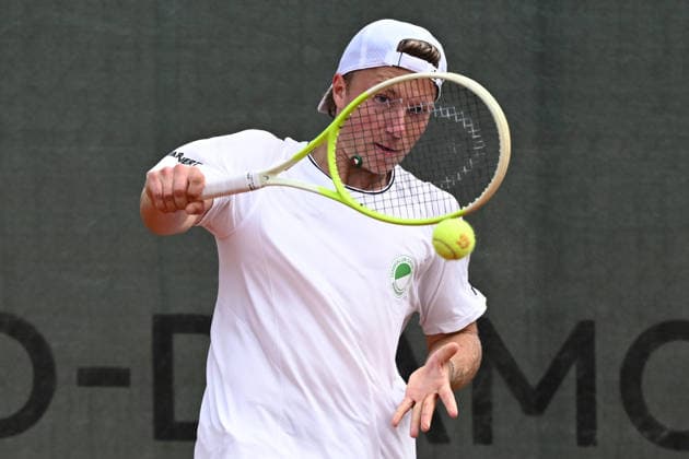 Max Schönhaus GER 07.08.2026 ¢ Tennis ¢ 1. Bundesliga Herren, TC Bredeney vs TK GW Mannheim, Tennis Club Bredeney, Essen, NRW Germany *** Max Schönhaus GER 07 08 2026 ¢ Tennis ¢ Men s 1st Bundesliga, TC Bredeney vs. TK GW Mannheim, Tennis Club Bredeney, Essen, North Rhine-Westphalia, Germany Copyright: xpepphotox xHorstxMauelshagenx pep00321, pep_20260807_hm_394554