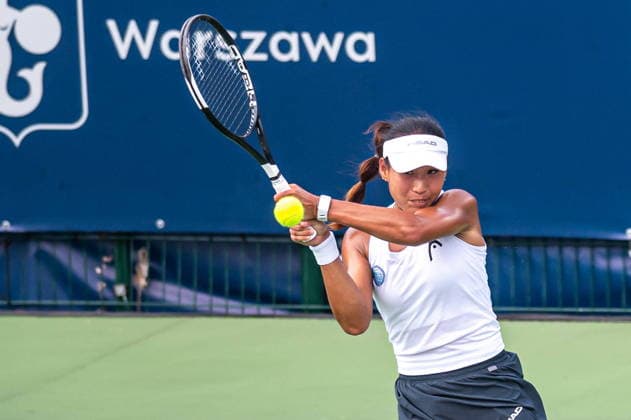 Warszawa 07.08.2026. Tennis. WTA, Tennis Damen 125 Warsaw T-Mobile Polish Open, day 6, Warsaw, Poland --- Tenis. Turniej WTA 125 Warsaw T-Mobile Polish Open, dzien 6, Warszawa Persons shown : Carol Young Suh Lee Fot. Kai Taller Arena Akcji NEWSPIX.PL --- newspix.pl 