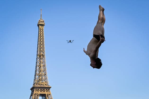 Manuel Tobias Halbisch of Germany competes in the High Diving Men s 20m Final during the European Aquatics Championships at the Olympic Aquatic Center in Paris (France), August 7, 2026. Giorgio Scala DBM - Deepbluemedia Insidefoto