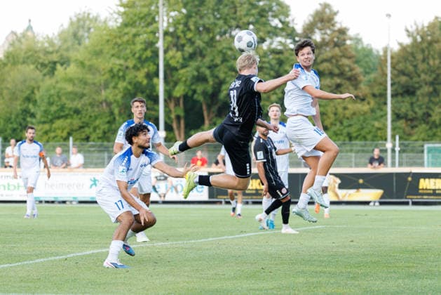 Football, Bavarian Regional League, TSV Landsberg v FV Illertissen 1921