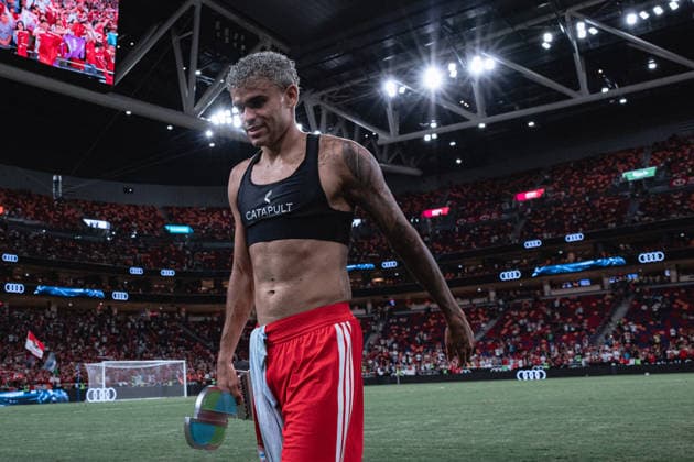 August 7, 2026, Hong Kong, China: Luis Diaz 14 FC Bayern Munich in action during Audi Football Summit 2026 Between FC Bayern Munich and Aston Villa at Kai Tak Stadium in Hong Kong on August 7, 2026. Hong Kong China - ZUMAn333 20260807_znp_n333_003 Copyright: xKaxLokxNgx