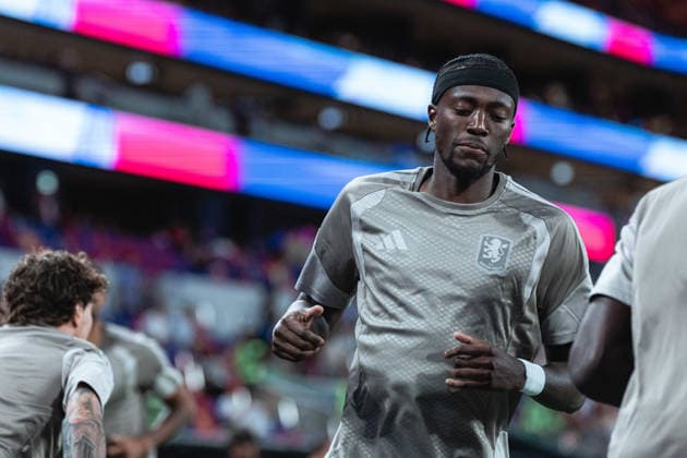 August 7, 2026, Hong Kong, China: TAMMY ABRAHAM 18 of Aston Villa in action during Audi Football Summit 2026 Between FC Bayern Munich and Aston Villa at Kai Tak Stadium in Hong Kong on August 7, 2026. Audi Football Summit 2026 FC Bayern Munich 2:1 Aston Villa  - ZUMAn333 20260807_znp_n333_032 Copyright: xKaxLokxNgx