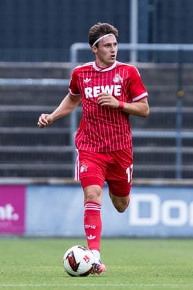 COLOGNE, GERMANY - AUGUST 07: Alessio Castro-Montes (1. FC Koeln, 17) controls the ball during a friendly match of season 2026 27 between 1. FC Köln vs. Real Sociedad San Sebastian at Geissbockheim on August 07, 2026 in Cologne, Germany. North Rhine Westphalia Germany Copyright: xSteffiexWunderlx
