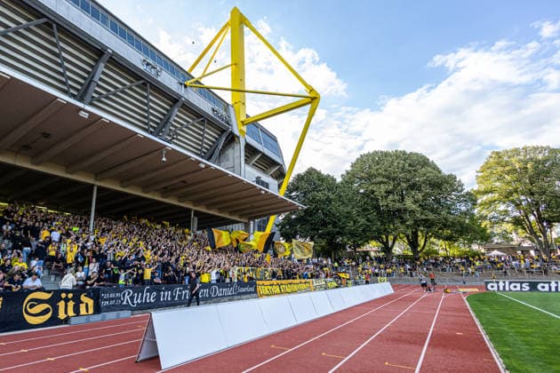 Regionalliga West: Borussia Dortmund II - 1.FC Köln II, 07.08.2026 Fans von Borussia Dortmund U23 Regionalliga West: Borussia Dortmund II - 1.FC Köln II, Rote Erde, Dortmund; 07.08.2026 DFB regulations prohibit any use of photographs as image sequences and or quasi video. *** Regionalliga West: Borussia Dortmund II 1, FC Köln II, August 7, 2026. Fans of Borussia Dortmund U23. Regionalliga West: Borussia Dortmund II 1, FC Köln II, Rote Erde, Dortmund, August 7, 2026. DFB regulations prohibit any use of photographs as image sequences and or quasi-video. Copyright: xBEAUTIFULxSPORTS Buriakovx