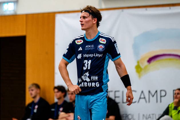 07.08.2026, xdobgx, Handball Heide-Cup 2026, HSV Hamburg - HOJ Elite v.l. Levin Unbehaun (Handball Verein Hamburg, 31) Portrait, Portraet, Einzelbild Schneverdingen *** August 7, 2026, xdobgx, Heide Cup 2026 Handball Tournament, HSV Hamburg HOJ Elite vs. Levin Unbehaun Handball Sport Verein Hamburg, 31 Portrait, Portrait, Single Image, Schneverdingen