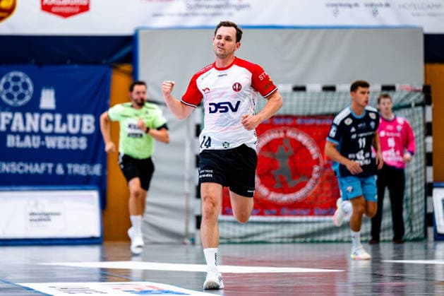 07.08.2026, xdobgx, Handball Heide-Cup 2026, HSV Hamburg - HOJ Elite v.l. Hampus Wanne (HoJ Elite, 14) Jubel, Torjubel, jubelt ueber das Tor, celebrate the goal, celebration Schneverdingen *** August 7, 2026, xdobgx, Handball Heide Cup 2026, HSV Hamburg HOJ Elite vs. Hampus Wanne HoJ Elite, 14 Cheering, Goal celebration, celebrating the goal, Schneverdingen