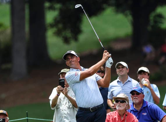 August 7, 2026: Christiaan Bezuidenhour hits ball at 10th hole during 2nd Round at 2026 Wyndham Championship, Sedgefield Country Club in Greensboro, North Carolina. CSM PGA, Golf Herren 2026: Wyndham Championship Aug 07  - ZUMAc04_ 20260807_zma_c04_007 Copyright: xDavidxBeachx