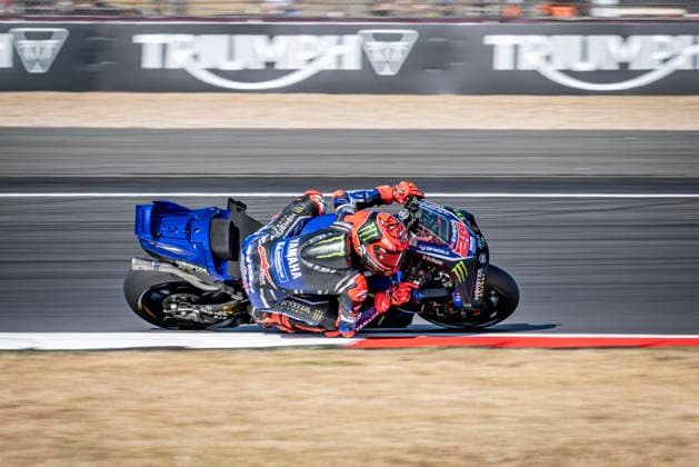 RECORD DATE NOT STATED 7th August 2026; Silverstone Circuit, Northamptonshire, England; 2026 MotoGP Grand Prix of Great Britain, Free Practice Day; Fabio Quartararo of the Monster Energy Yamaha Team during free practice 2 GodfreyxPitt
