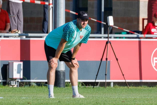 07.08.2026 - Fussball - Saison 2026 2027 - Regionalliga Bayern - 03. Spieltag: 1. FC Nürnberg FCN II ( Club ) - TSV Buchbach - DaMa - xdaxmax - Sven Zurawka ( Trainer TSV Buchbach ) nachdenklich *** August 7, 2026 Soccer 2026–2027 Season Bavarian Regional League 03 Matchday 1 FC Nuremberg FCN II Club TSV Buchbach Women s Team xdaxmax Sven Zurawka, TSV Buchbach coach, looking pensive