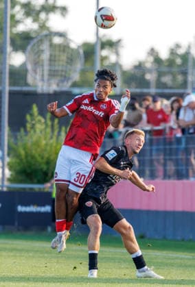 07.08.2026 - Fussball - Saison 2026 2027 - Regionalliga Bayern - 03. Spieltag: 1. FC Nürnberg FCN II ( Club ) - TSV Buchbach - DaMa - xdaxmax - Kirubel Taye (30, 1. FC Nürnberg FCN II ) Tobias Sztaf (28, TSV Buchbach ) *** August 7, 2026 Soccer Season 2026–2027 Bavarian Regional League Matchday 3 1. FC Nürnberg FCN II Club TSV Buchbach DaMa xdaxmax Kirubel Taye 30, 1 FC Nuremberg FCN II Tobias Sztaf 28, TSV Buchbach